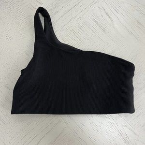 AQUA Athletic One Shoulder Sports Bra